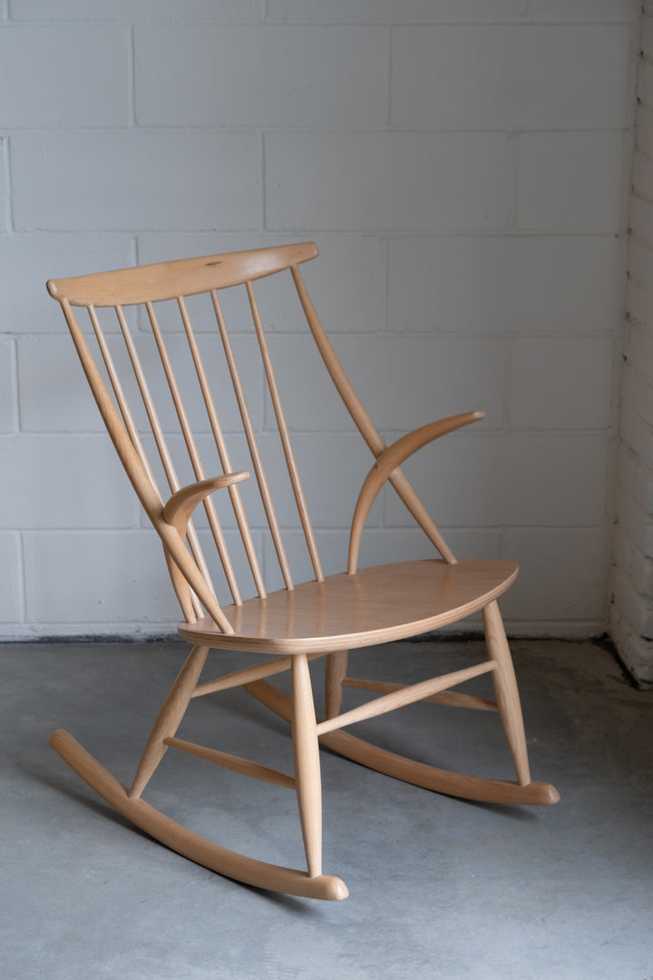 Illum Wikkelso IW3 rocking chair 1958 Denmark