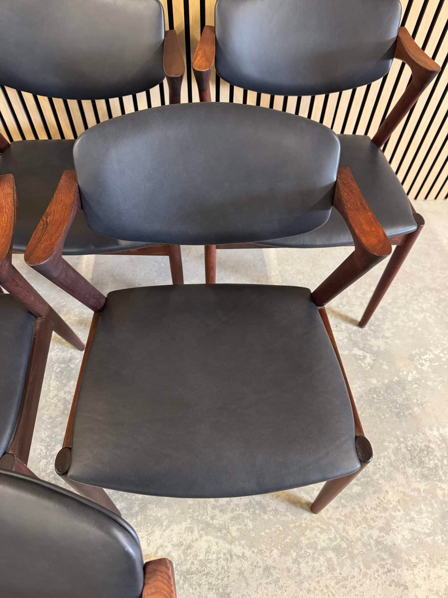 6 Kai Kristiansen Spisestole palisander