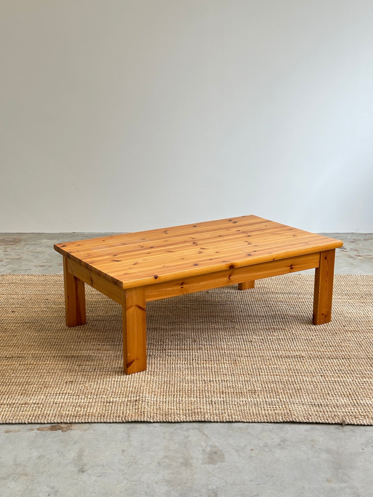 Vintage pine coffee table
