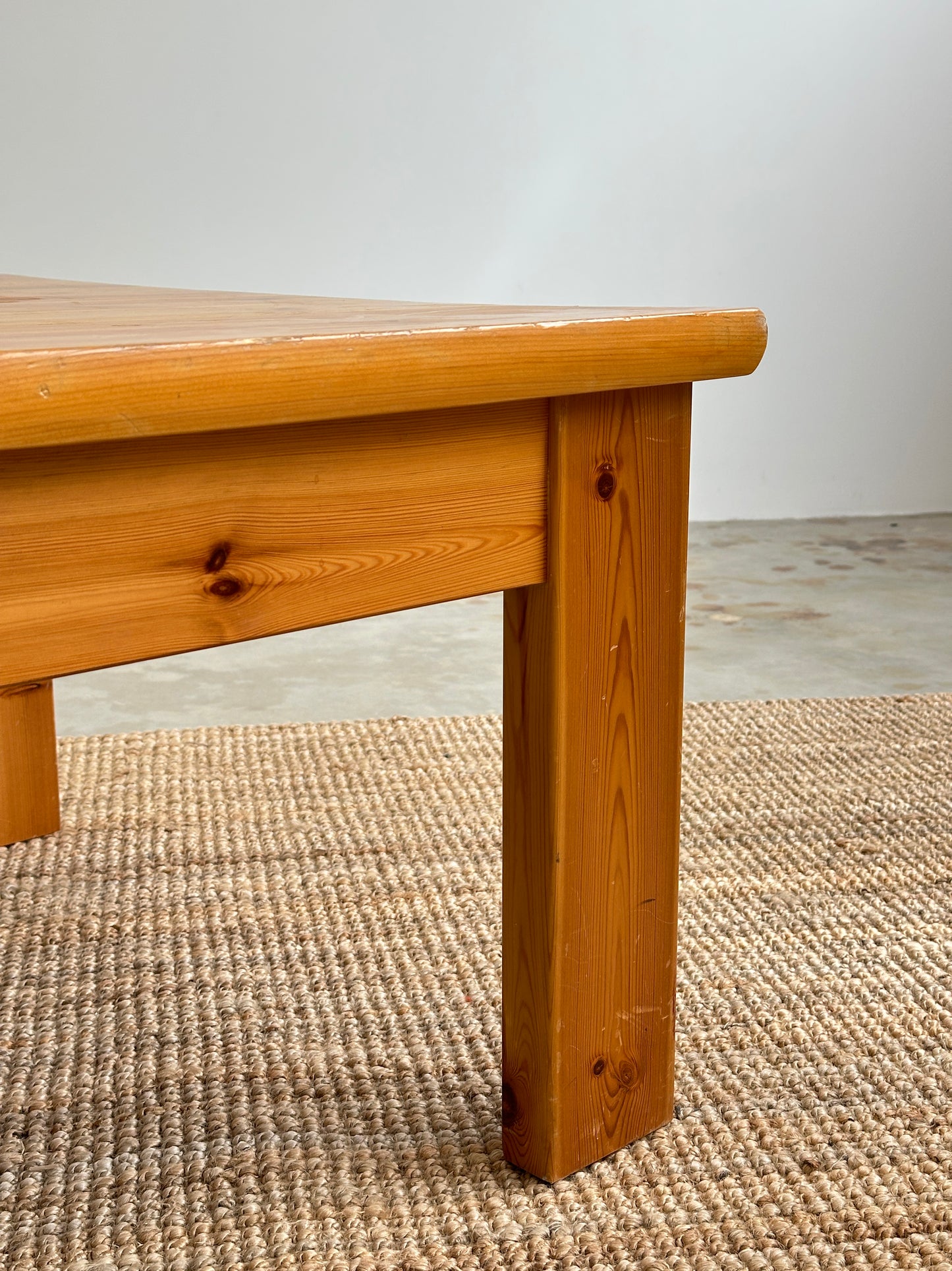 Vintage pine coffee table