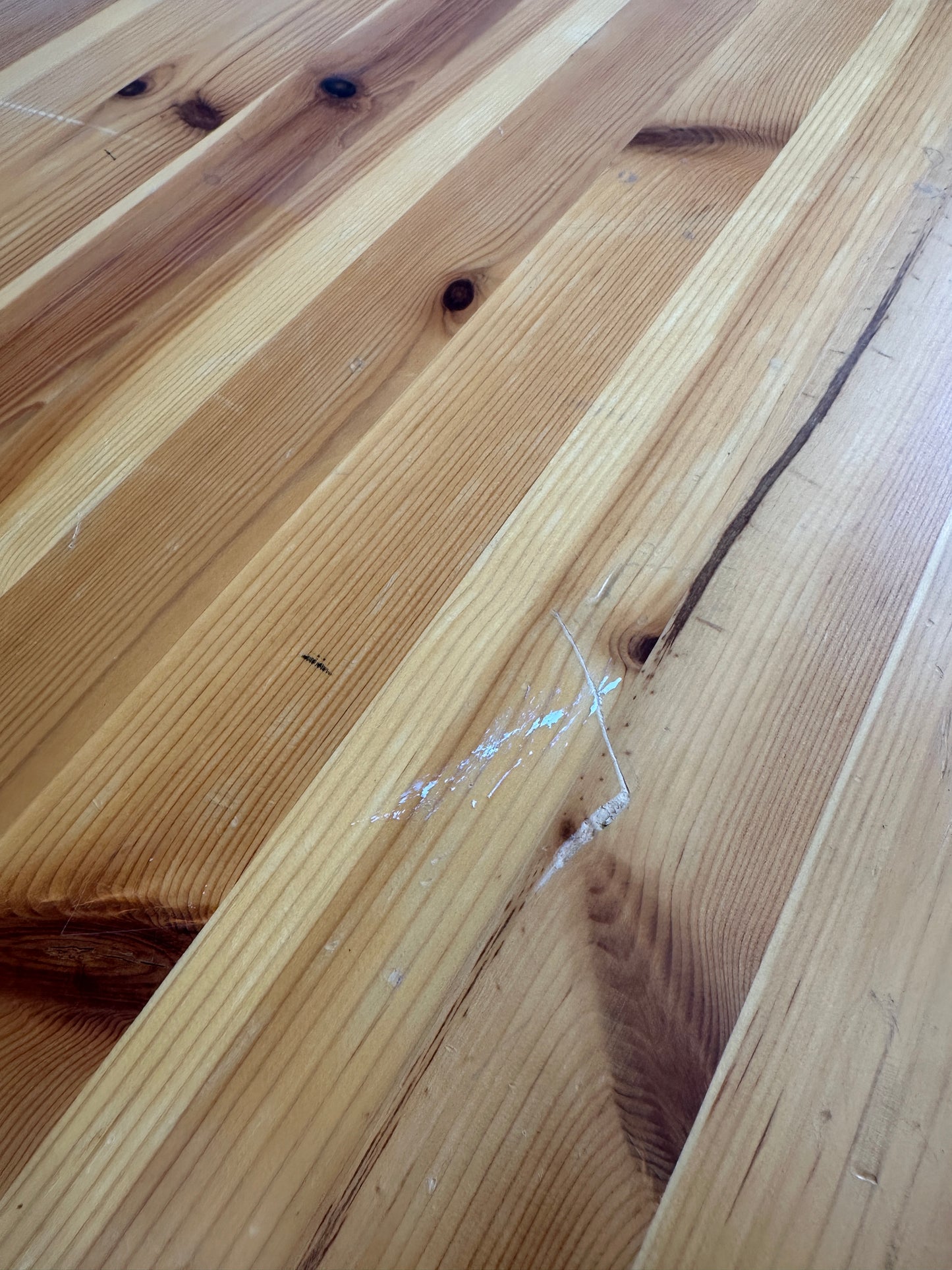 Vintage pine coffee table
