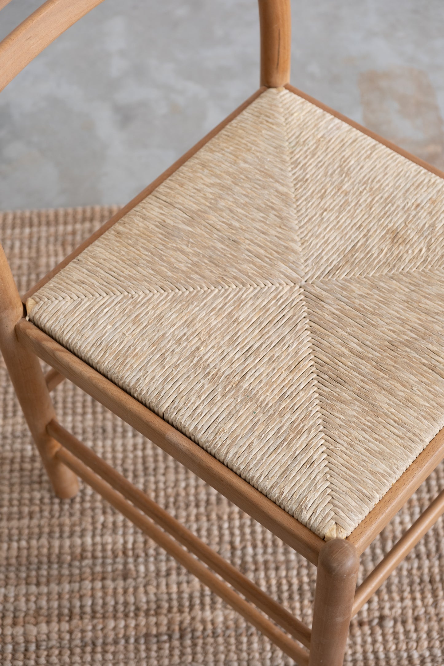Danish chair, beech and danish cord