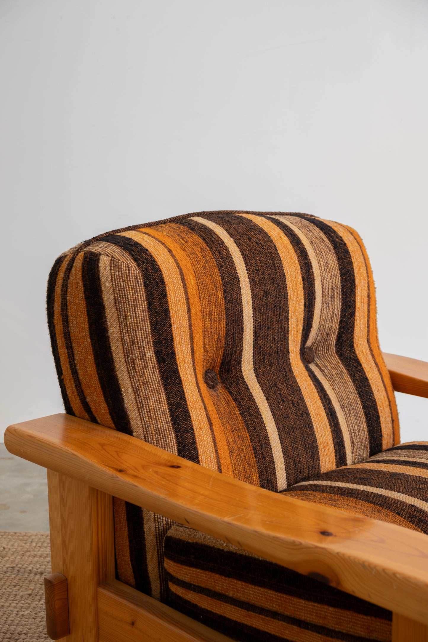 Pine armchair, 1970s Denmark
