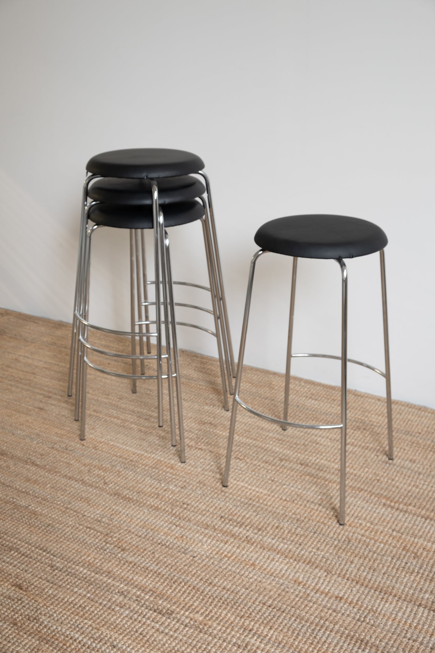Bar stools, Ulla Christiansson, Karl Andersson, Sweden 2000s (4 pieces)