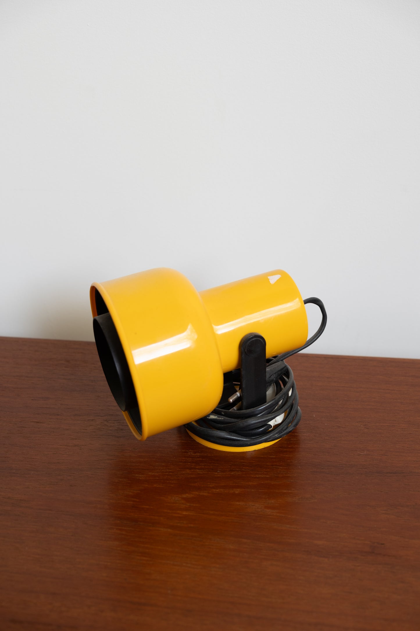 Yellow vintage spotlight