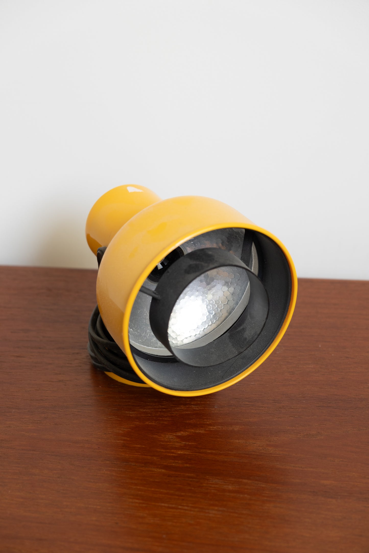 Yellow vintage spotlight