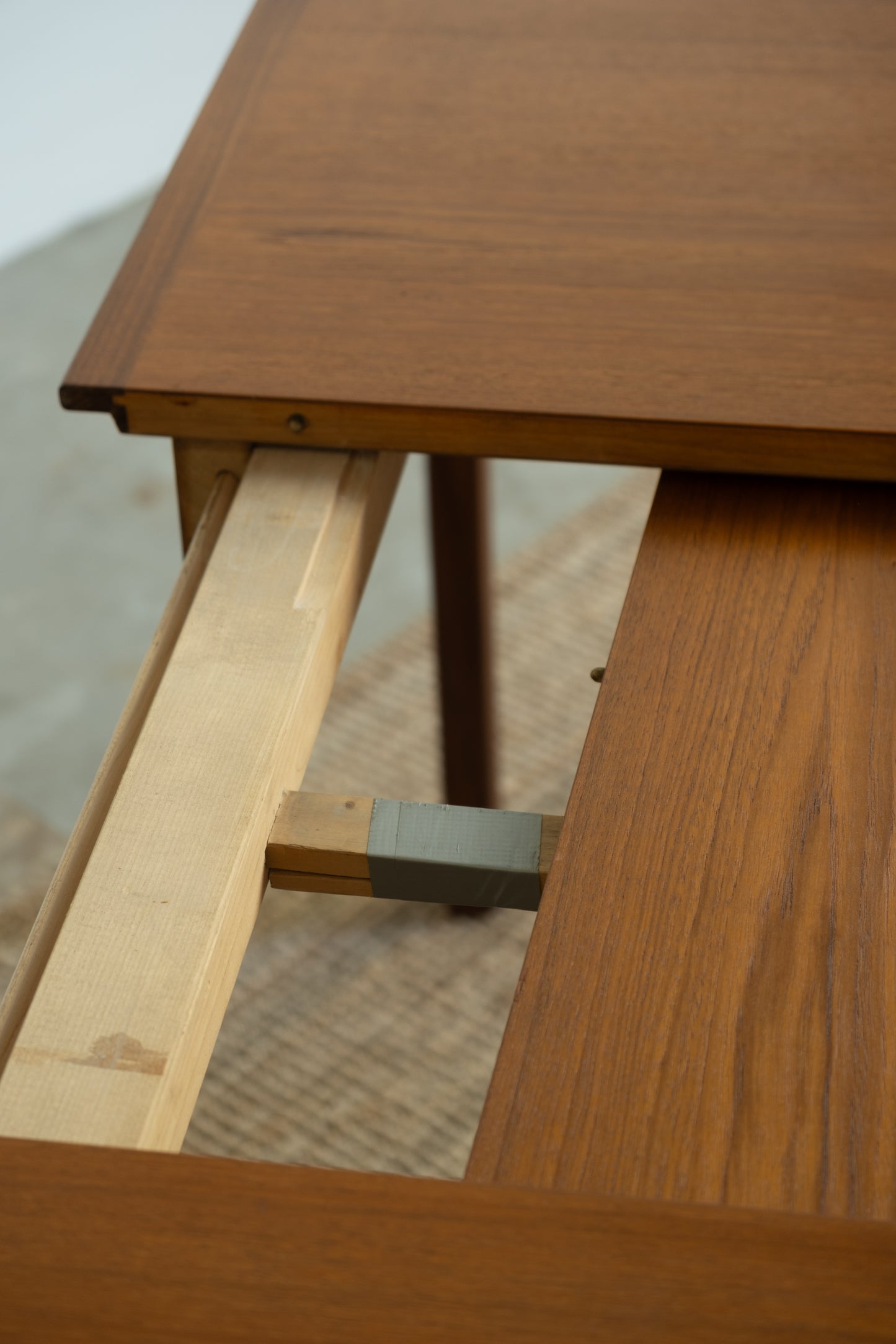 Teak dining table (needs restoration)