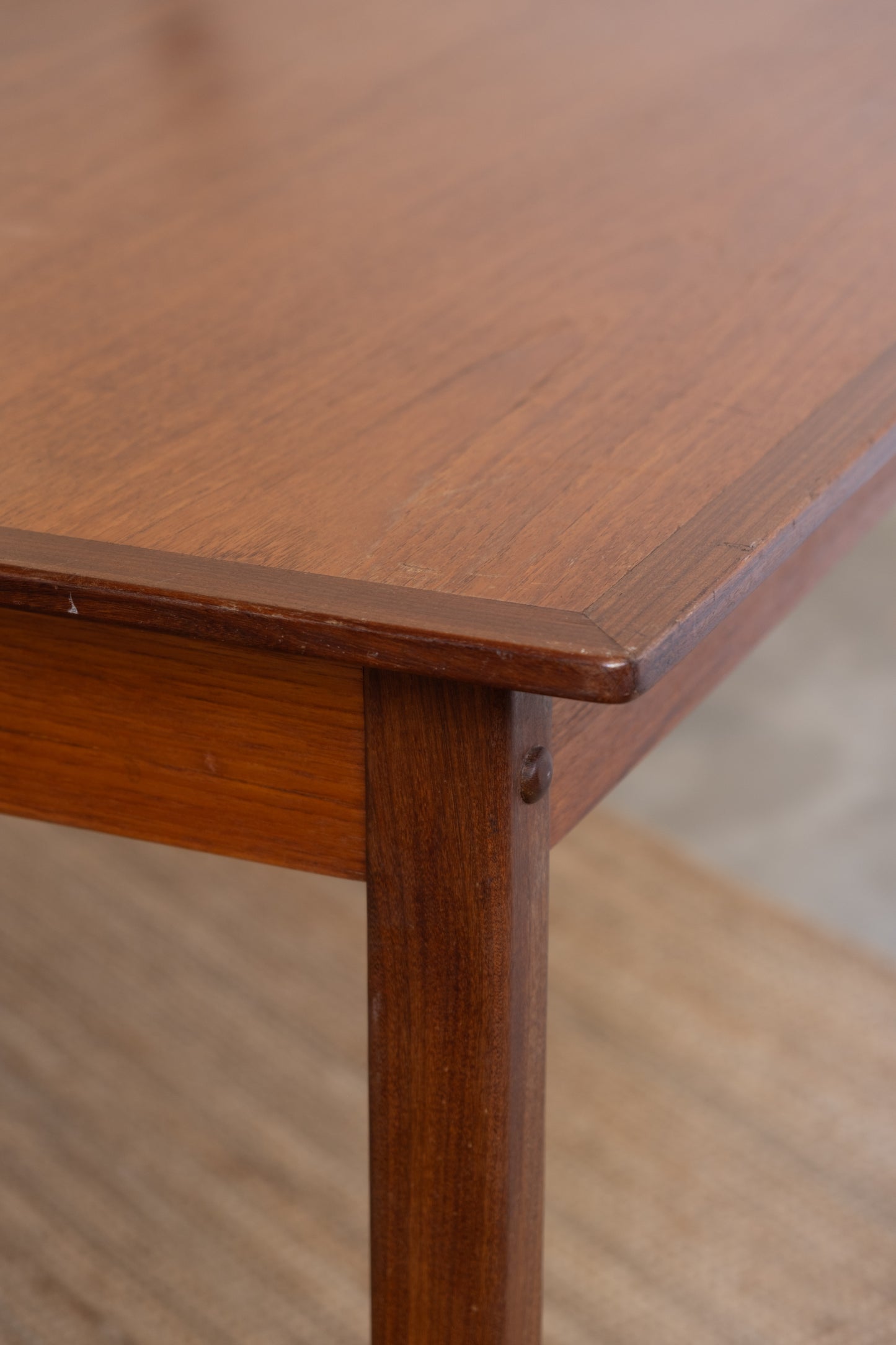 Teak dining table (needs restoration)