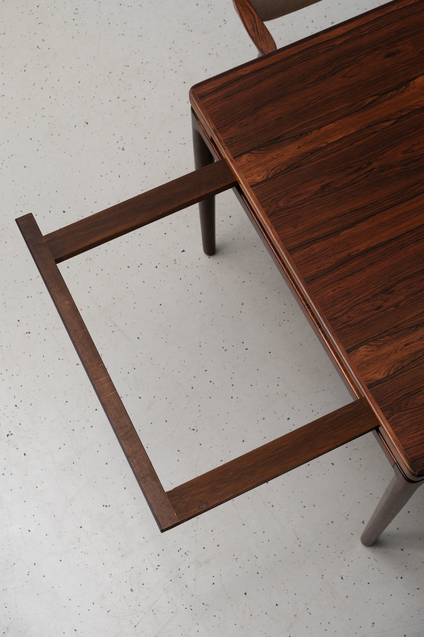 Johannes Andersen rosewood dining table for Christian Linneberg