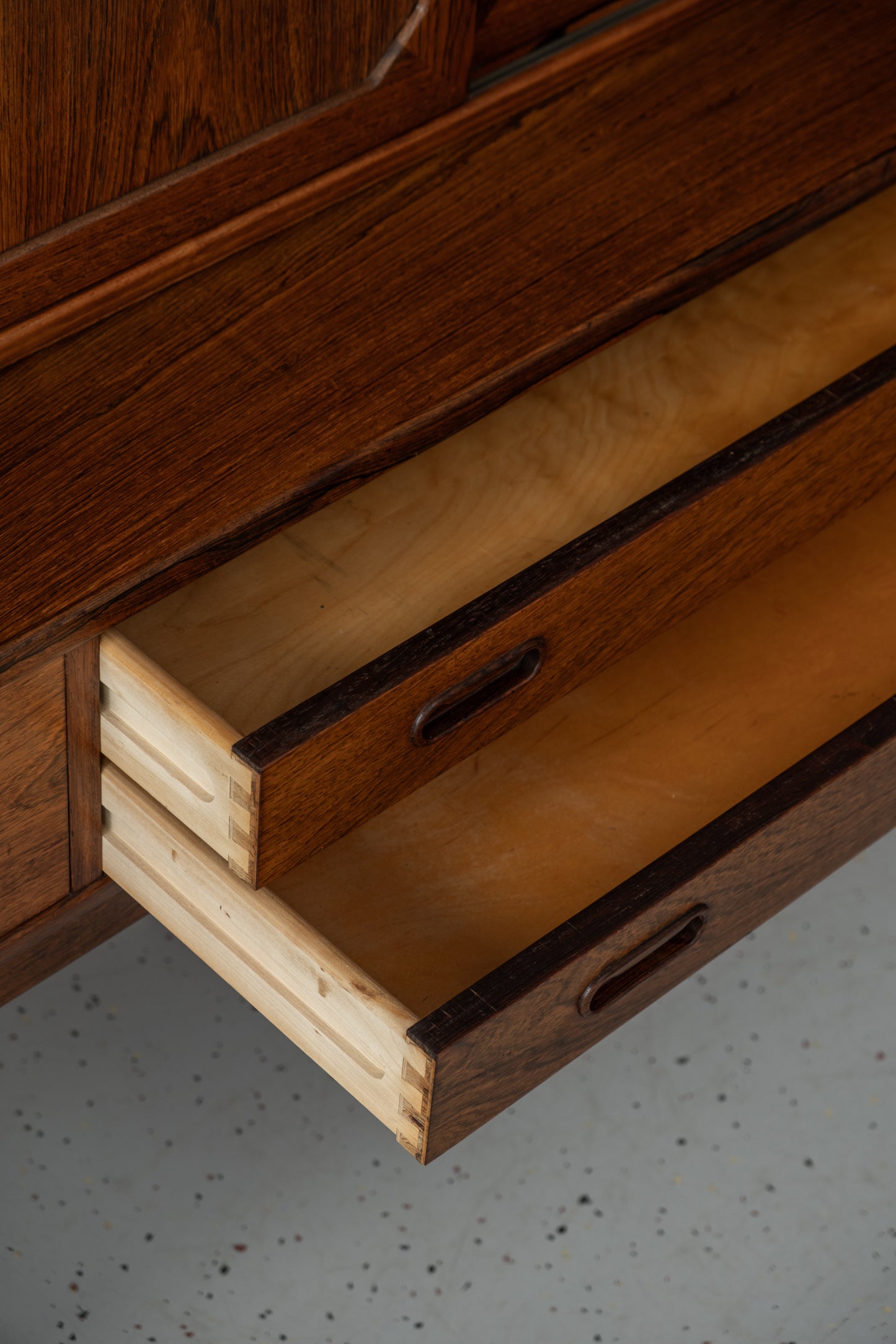 Danish rosewood high sideboard