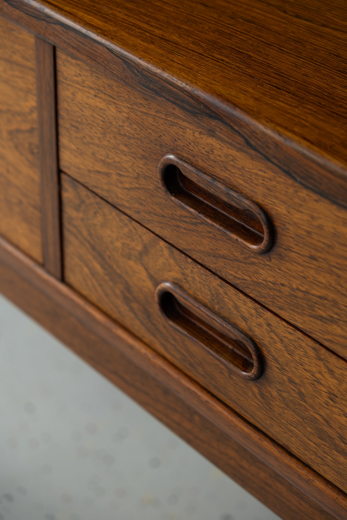 Danish rosewood high sideboard
