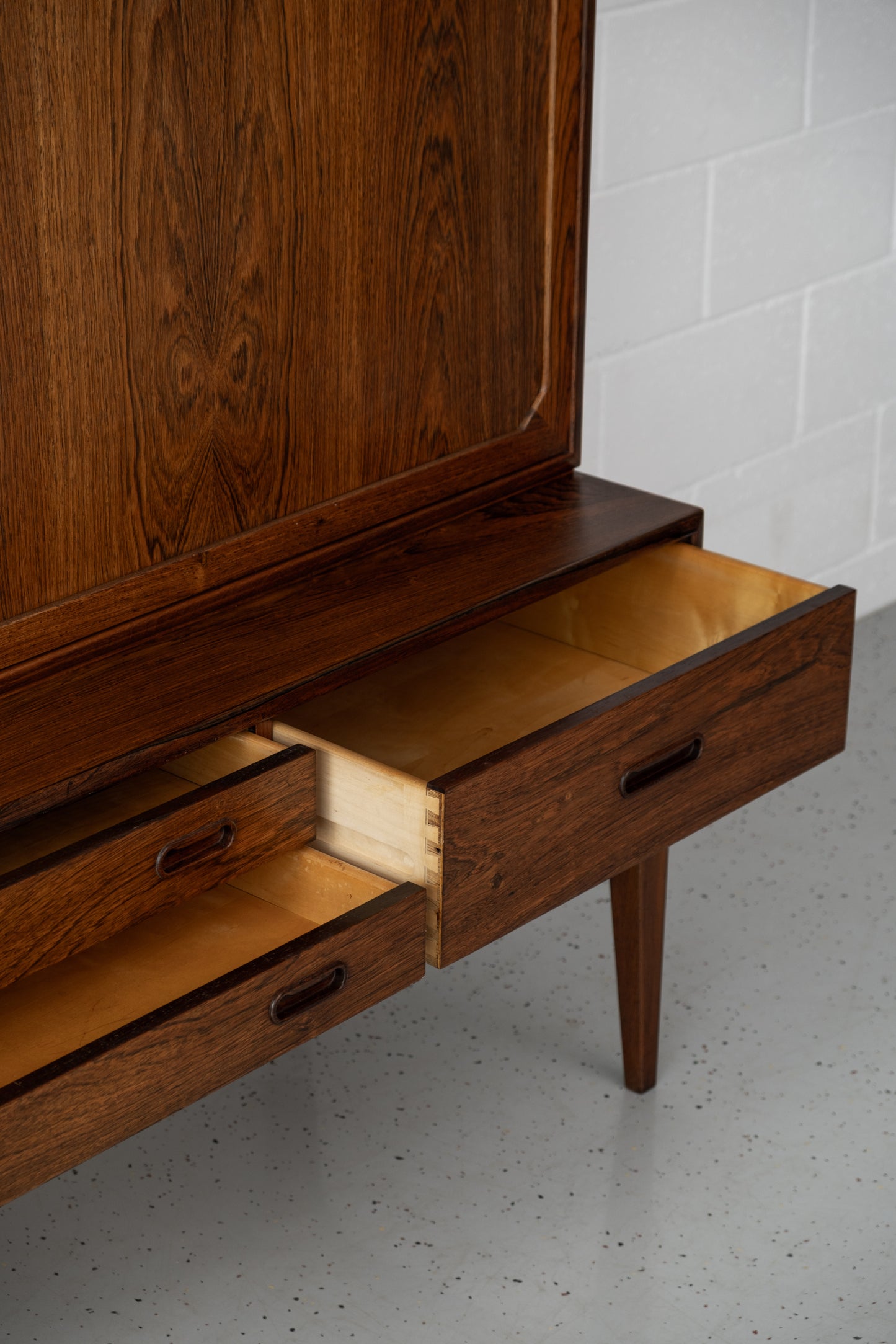 Danish rosewood high sideboard