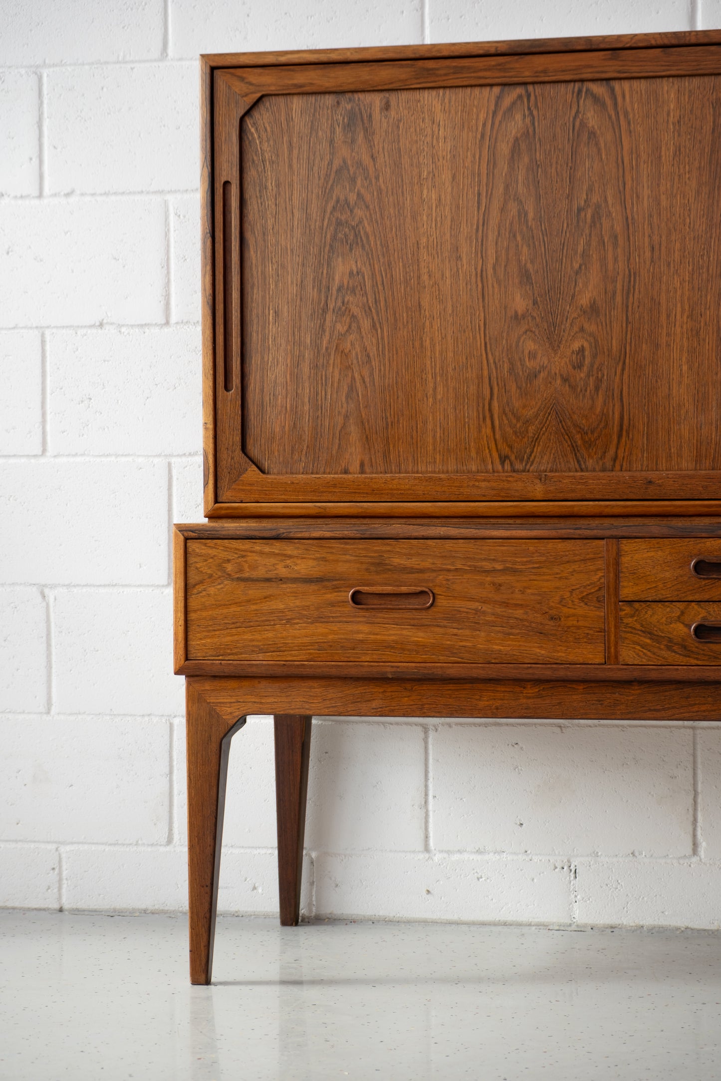 Danish rosewood high sideboard