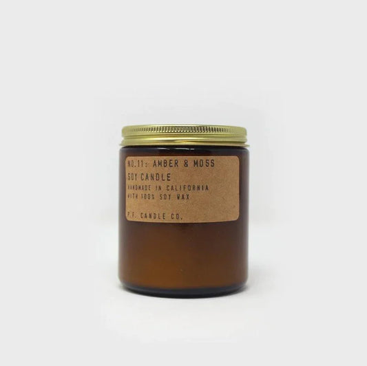 Amber & Moss Soy Candle