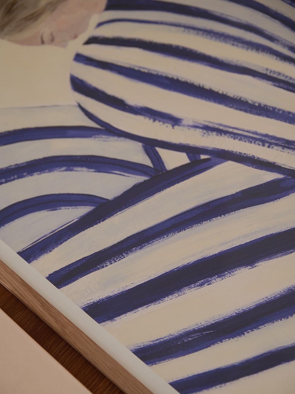 Blue stripe At Concorde by Sofia Lind