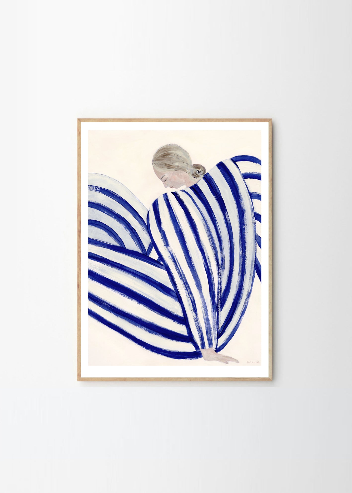 Blue stripe At Concorde by Sofia Lind