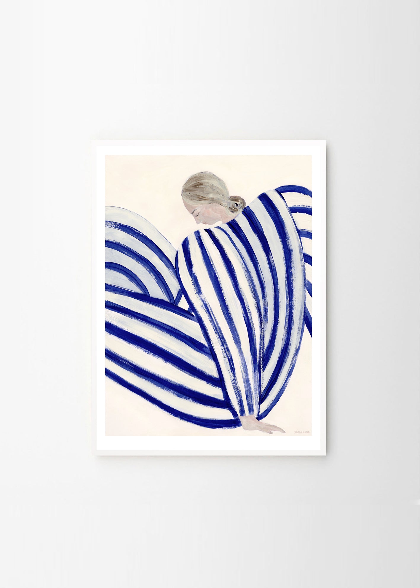 Blue stripe At Concorde by Sofia Lind