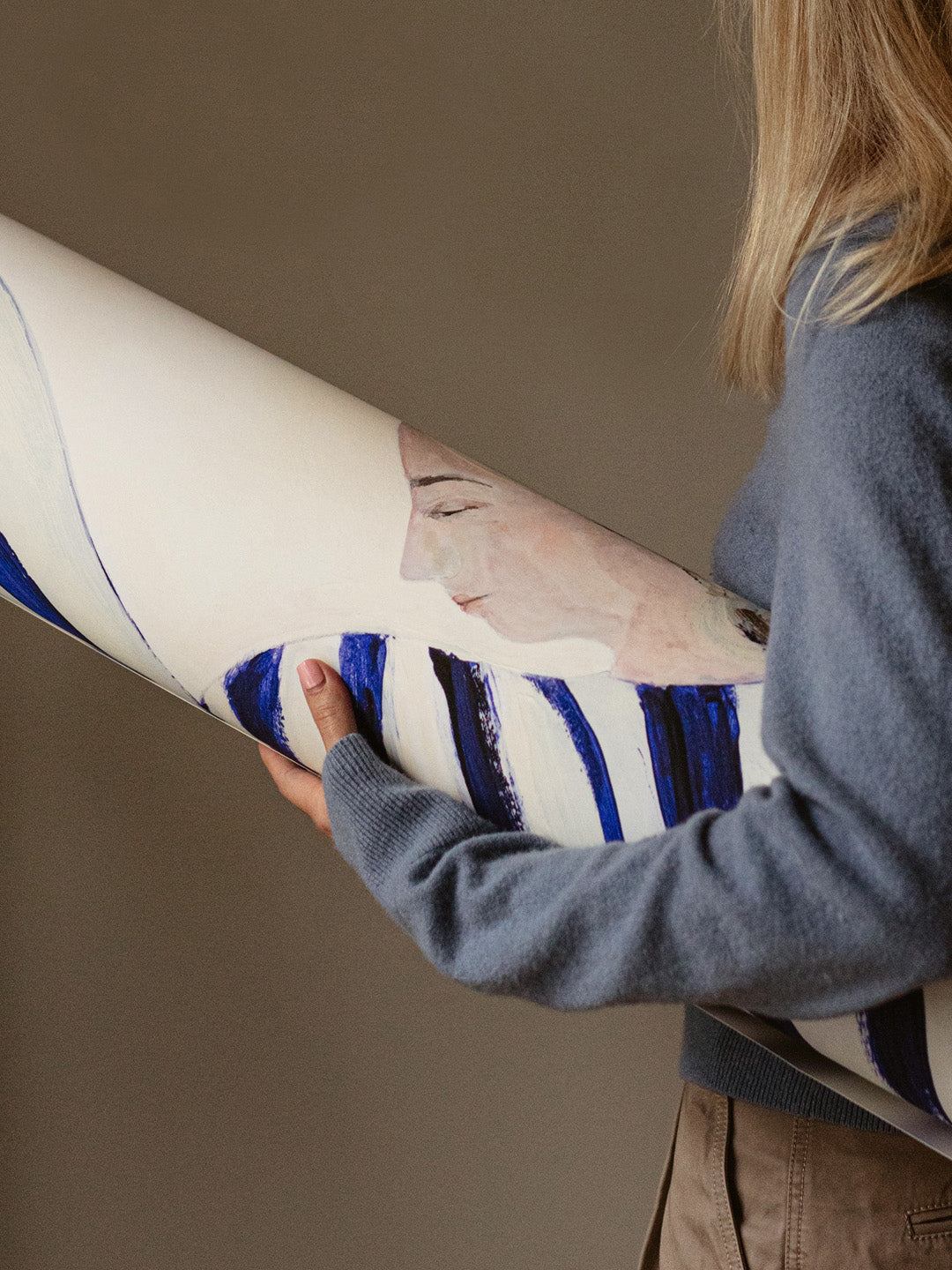 Blue stripe At Concorde by Sofia Lind