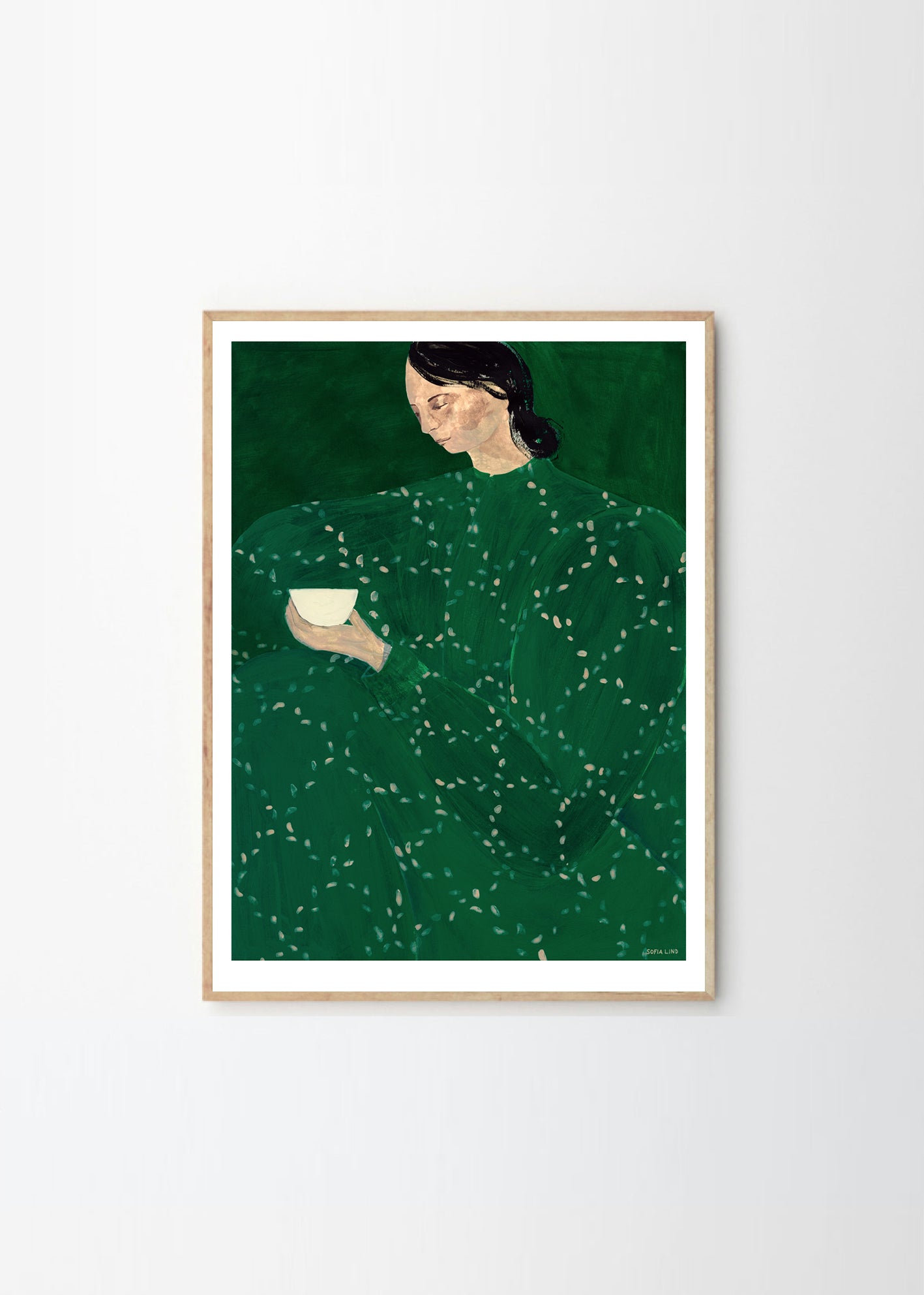 Coffee Alone At Place De Clichy by Sofia Lind