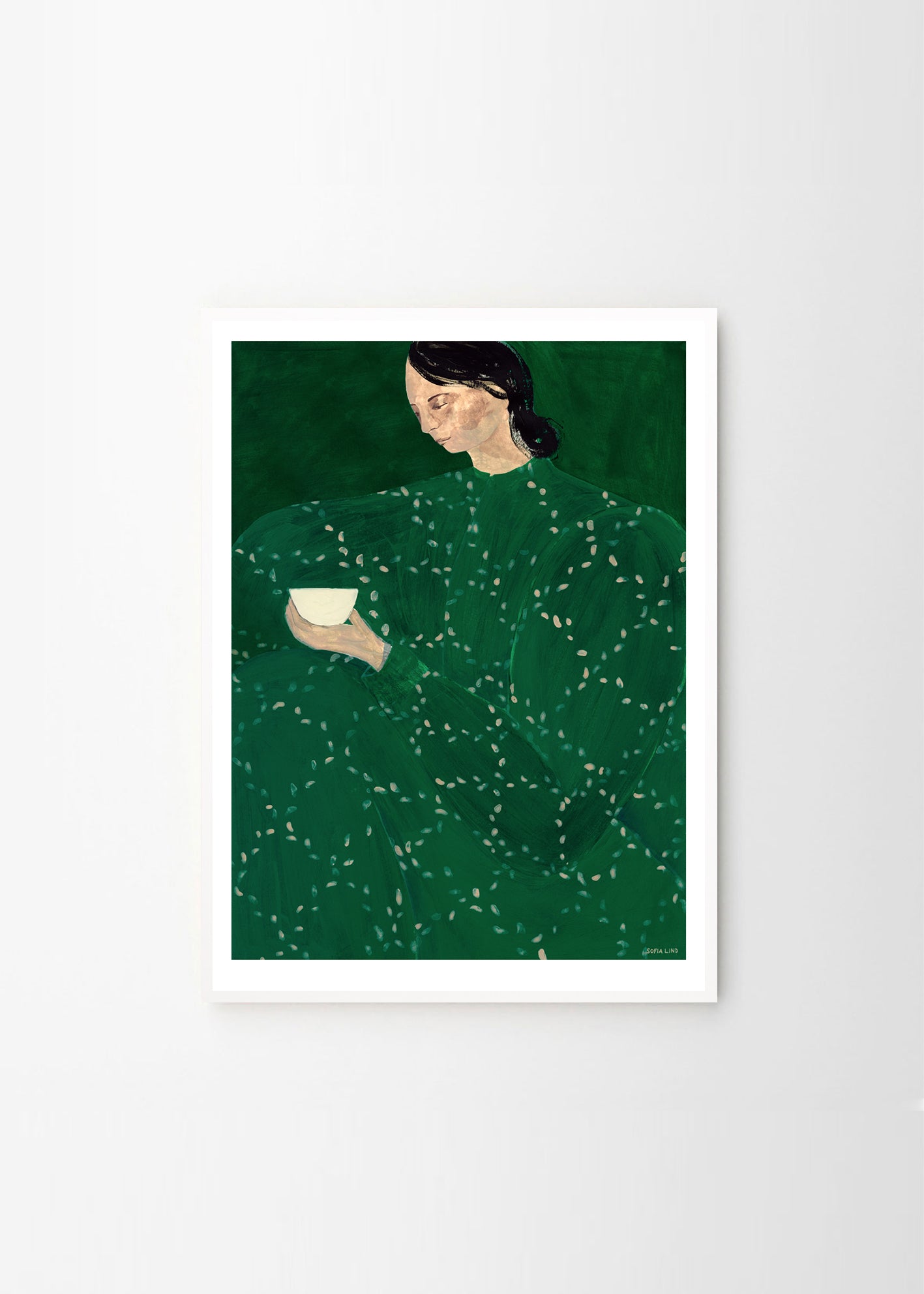 Coffee Alone At Place De Clichy by Sofia Lind
