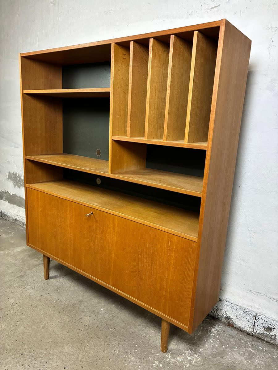 Oak bookcase 122x140x29