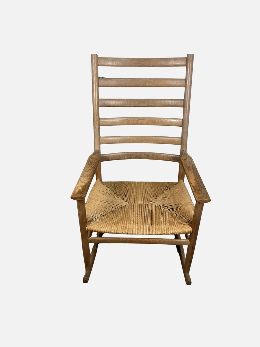 Poul Volther oak rocking chair.