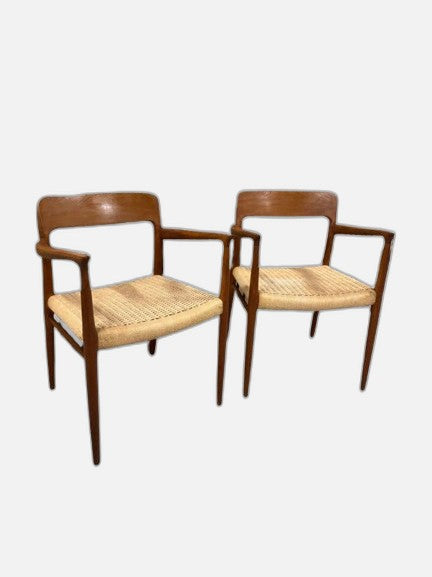 2 N.O Møller Armstole teak