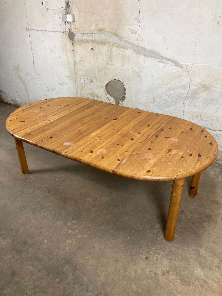 Set of 6 pine chairs and table. Rainer Daumiller for Hirtshals maøbelfabrik