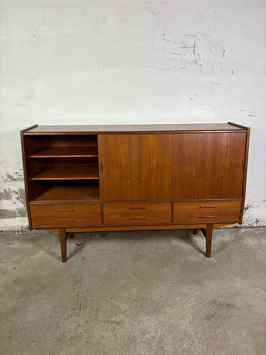 Teak highboard 180x116x47