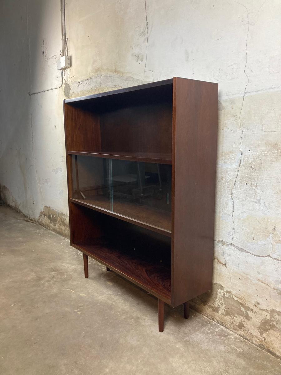 Rosewood bookcase/bar by Clausen & son 120x104x27