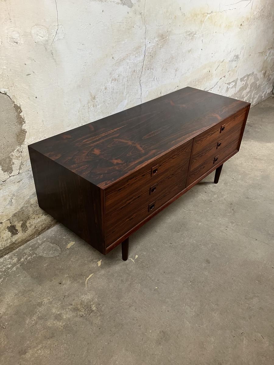Low Rosewood sideboard by Brauer 135x57x50