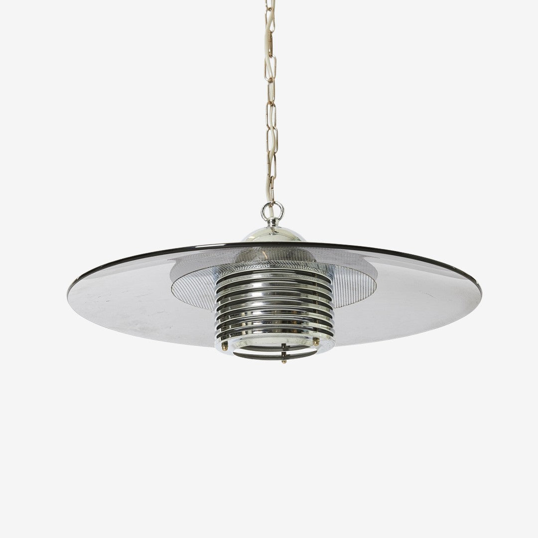 Belid glass/metal lamp 1970/80