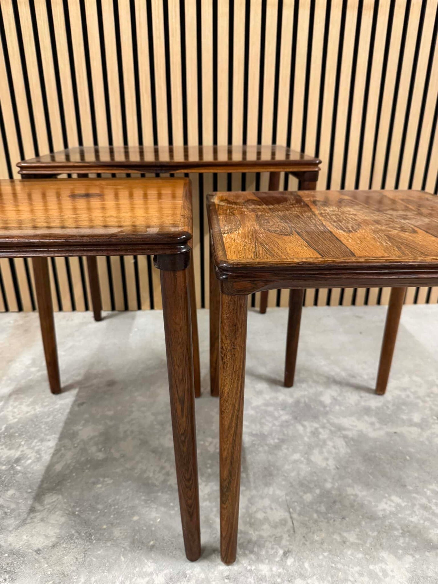 Dansk Snedker Indskudsborde palisander