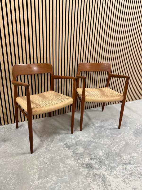 2 N.O Møller Armstole teak