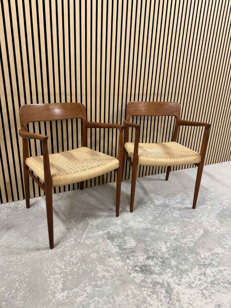 2 N.O Møller Armstole teak