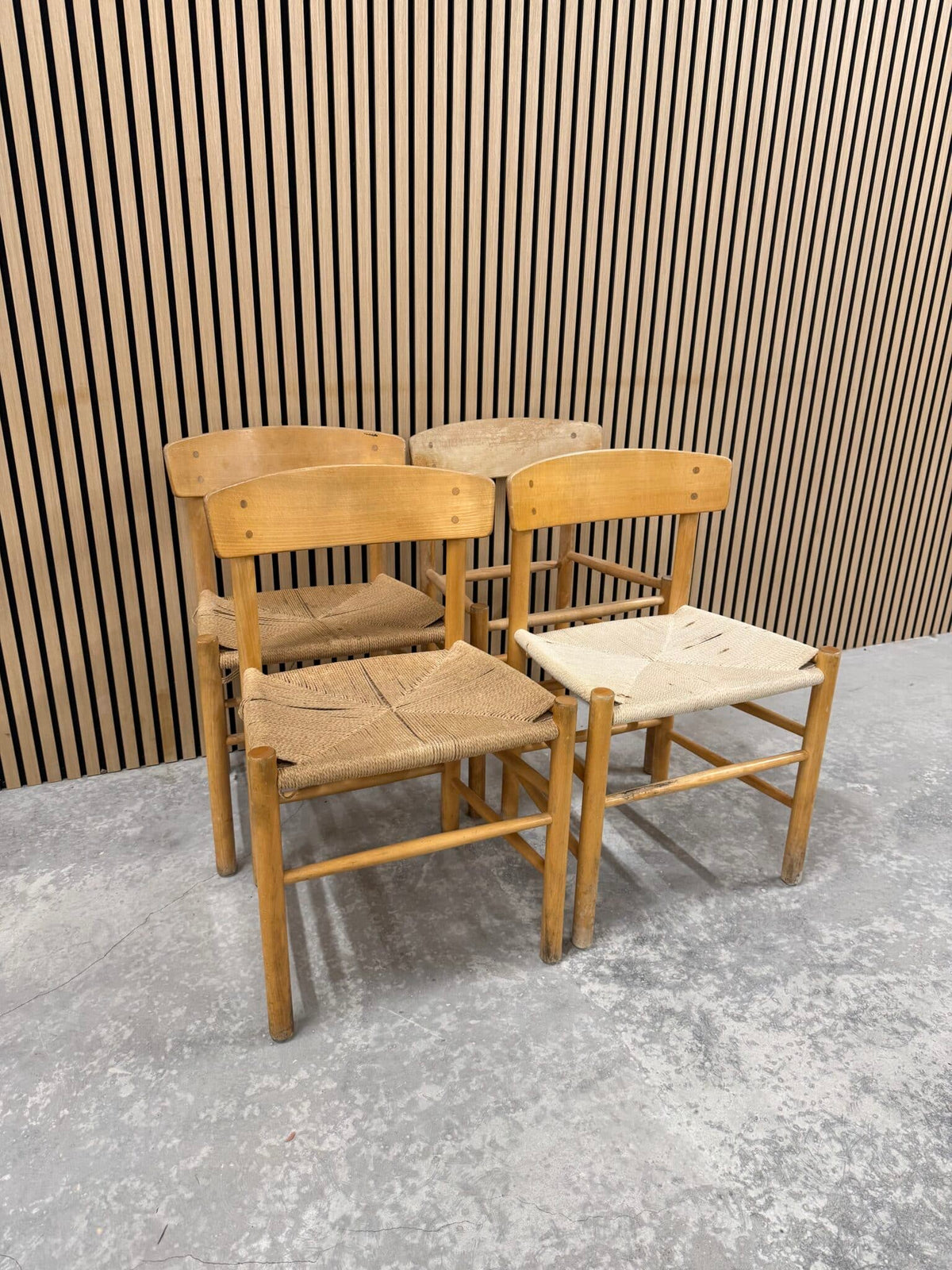 4 Børge Mogensen Spisestole bøg