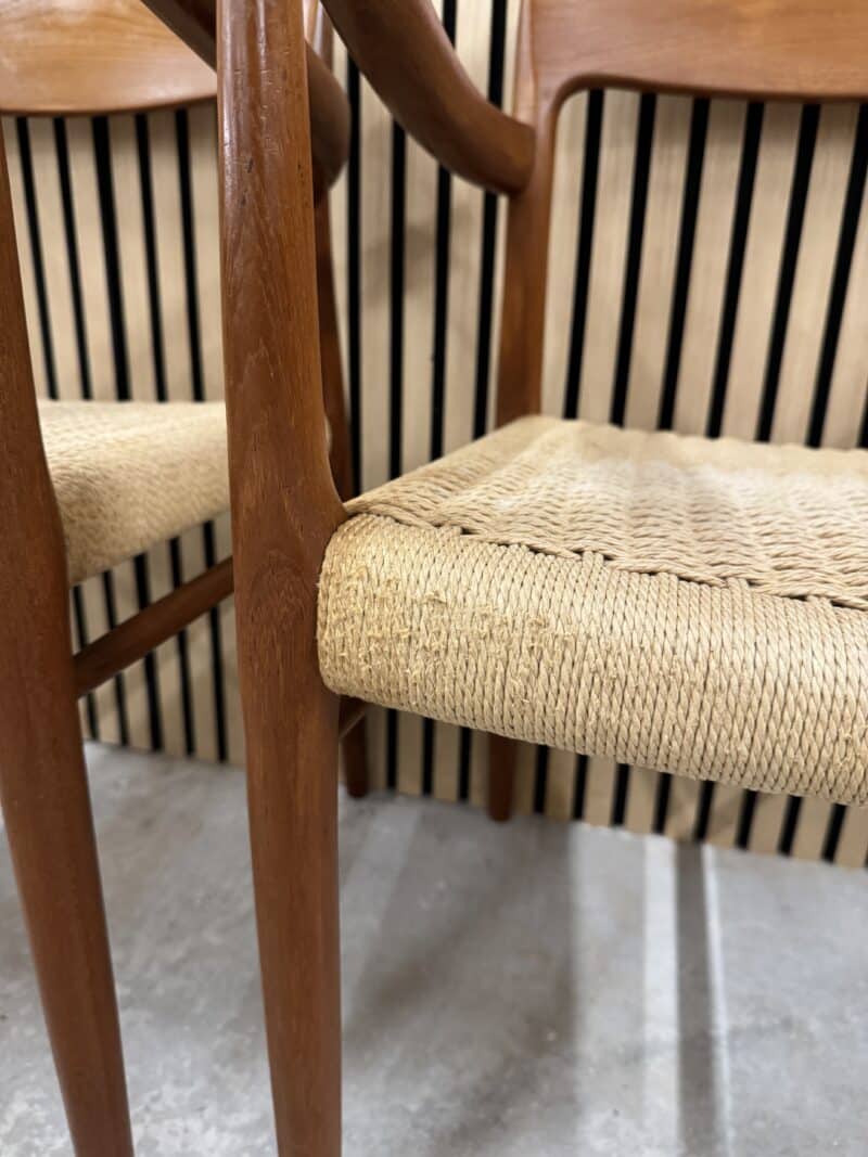 2 N.O Møller Armstole teak