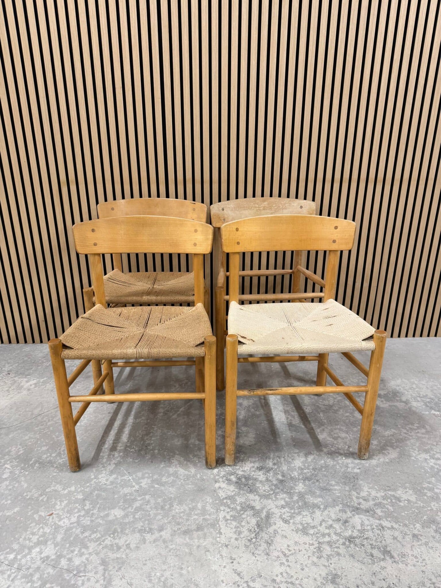 4 Børge Mogensen Spisestole bøg