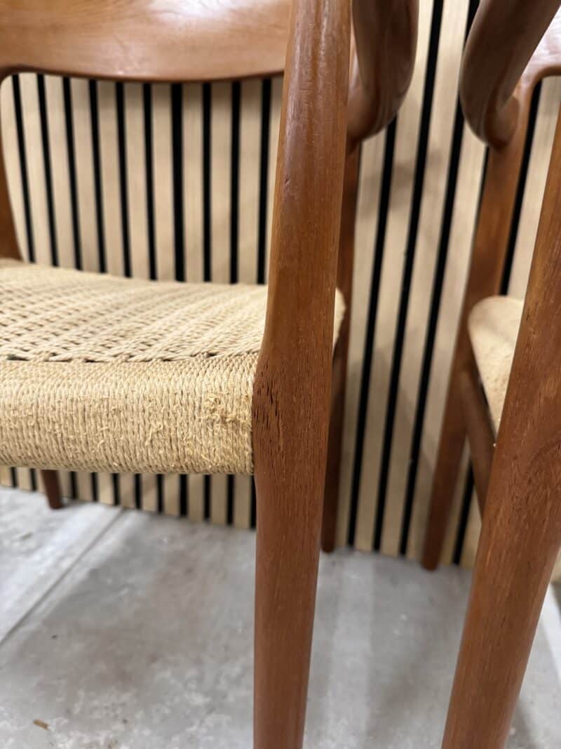 2 N.O Møller Armstole teak