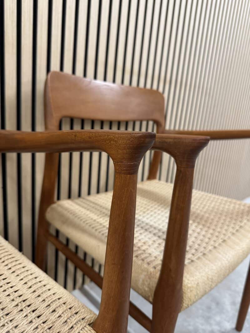 2 N.O Møller Armstole teak