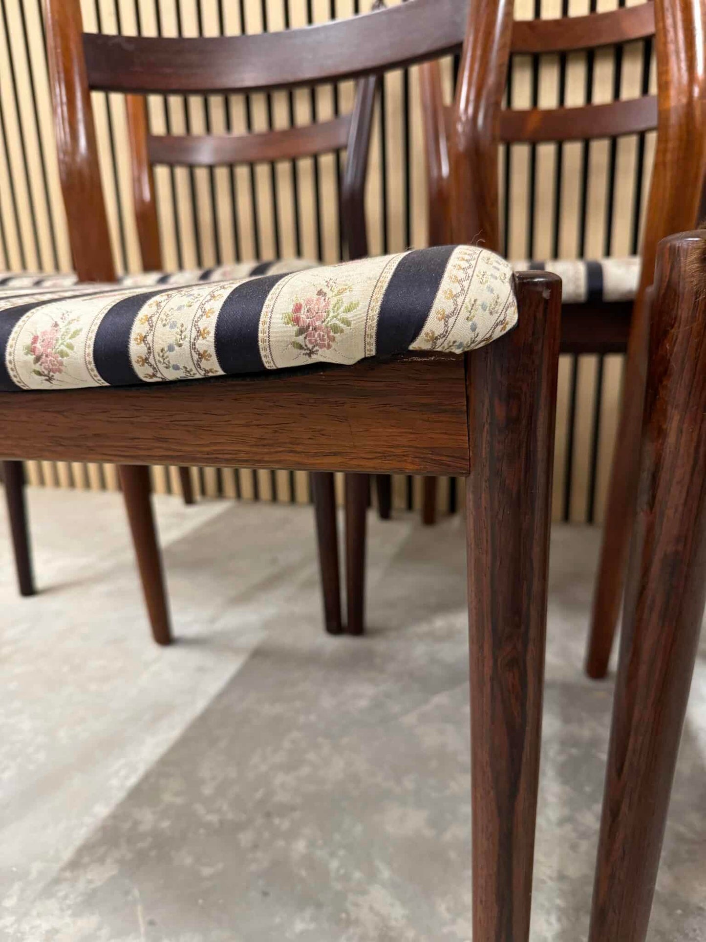 6 Helge Sibast Spisestole palisander