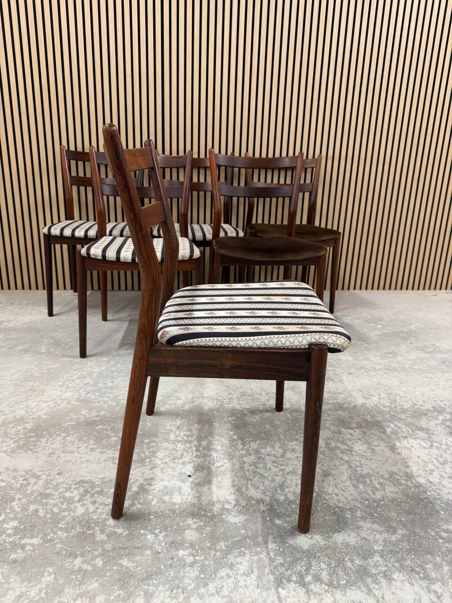 6 Helge Sibast Spisestole palisander