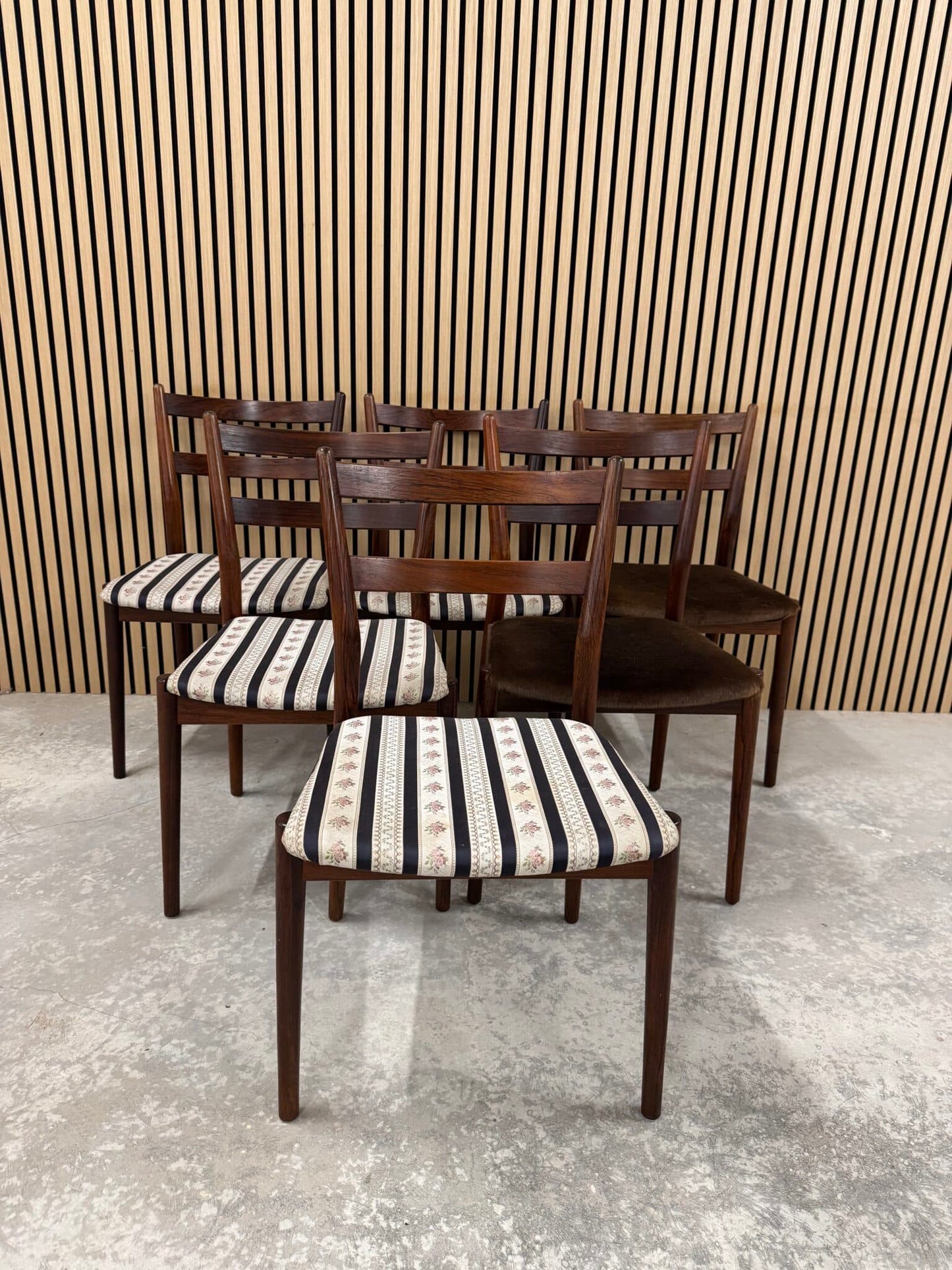 6 Helge Sibast Spisestole palisander