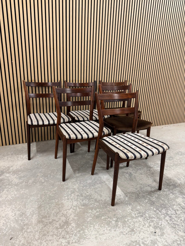 6 Helge Sibast Spisestole palisander