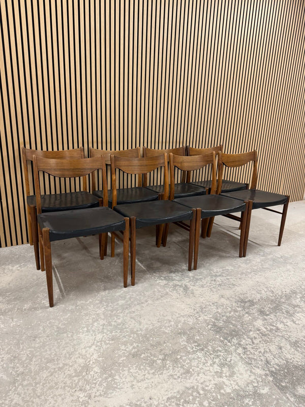 8 Arne Wahl Iversen Spisestole palisander