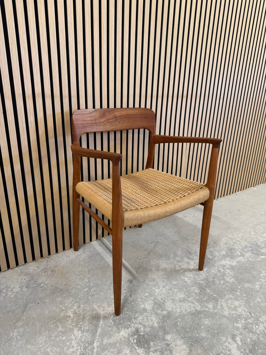 N.O Møller Armstol teak