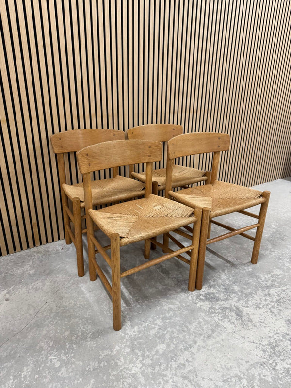 4 Børge Mogensen Spisestole eg