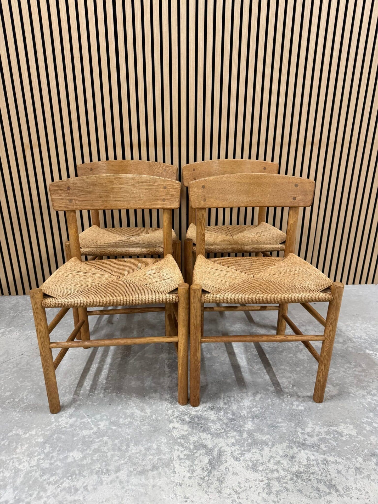 4 Børge Mogensen Spisestole eg