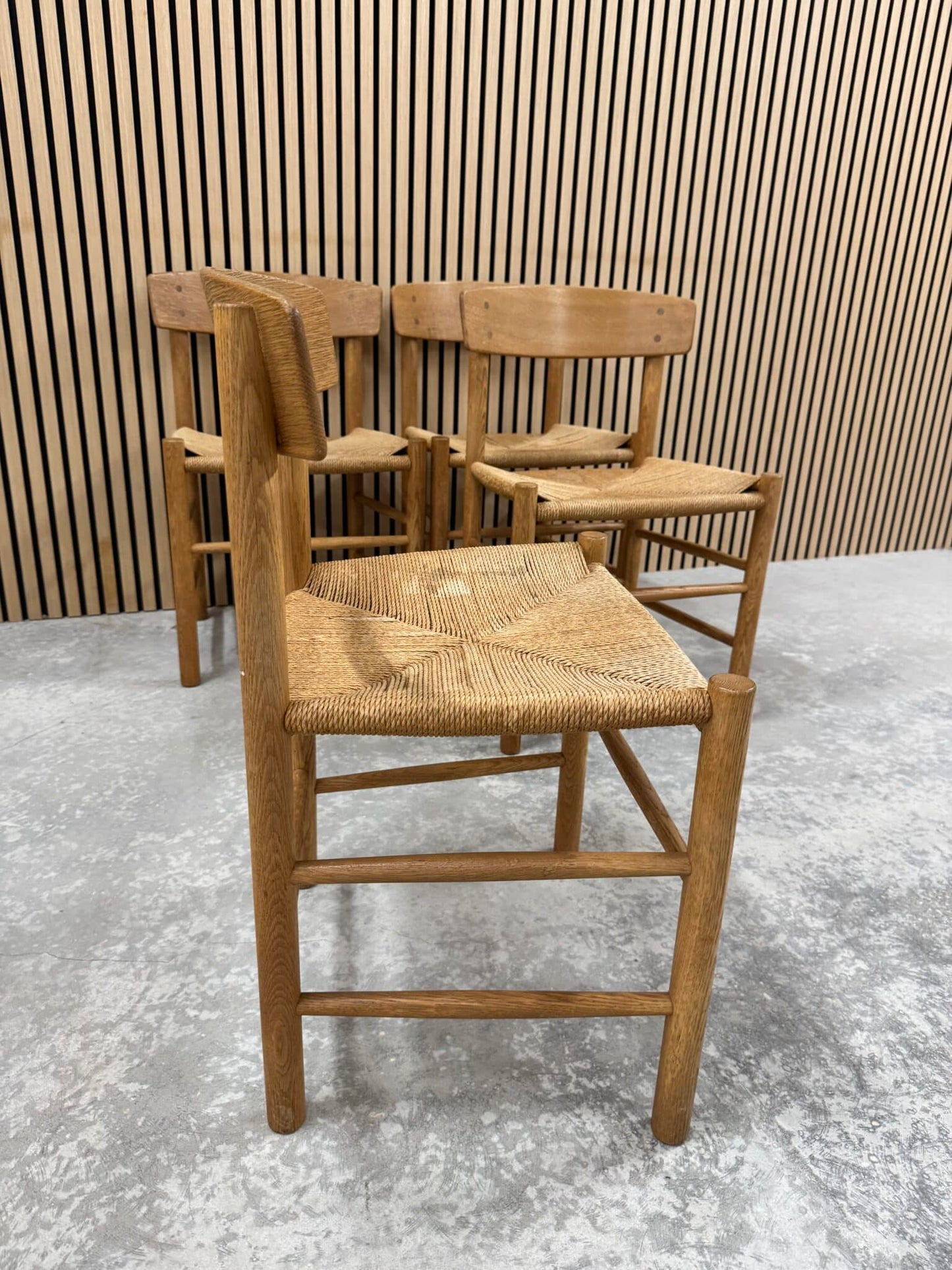 4 Børge Mogensen Spisestole eg