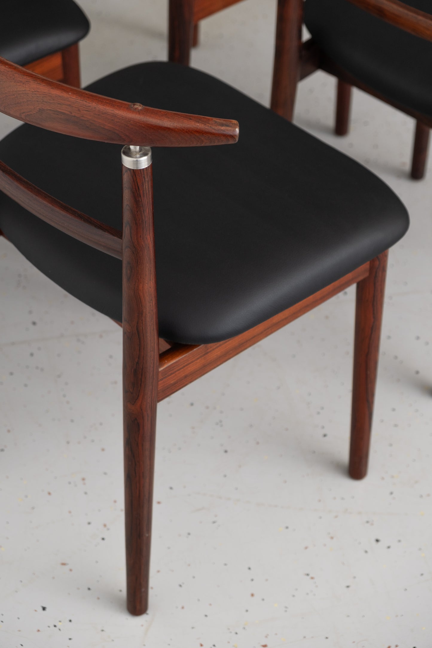 Helge Sibast rosewood dining chairs